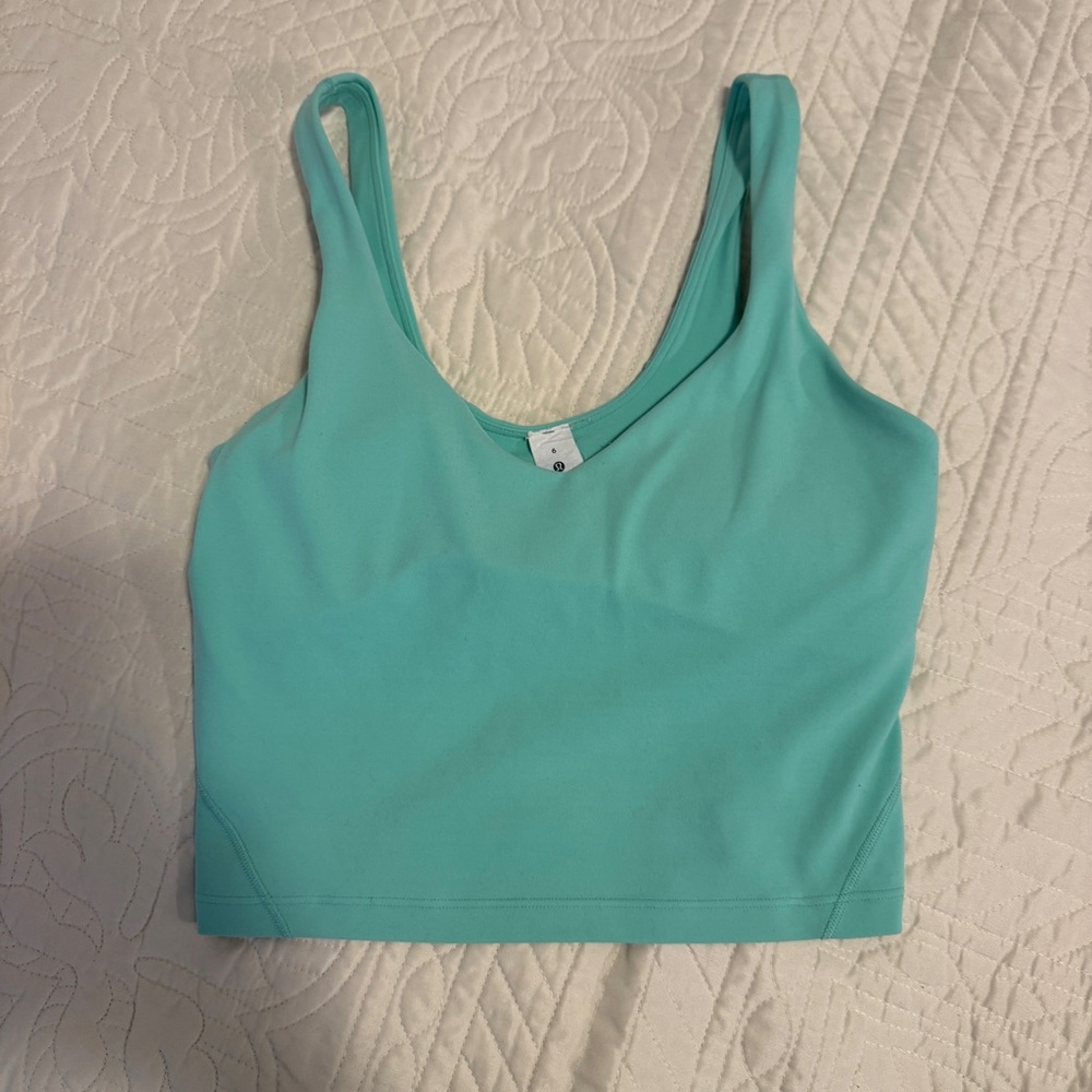 Lululemon Athletica Aqua Blue Tank Top